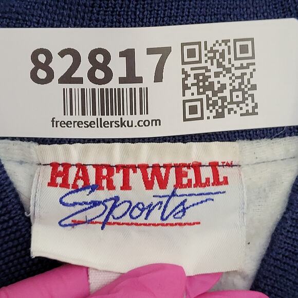 Vintage 80s Hartwell Bomber Jacket 2XL 27x24 Cropped Baggy - Picture 7 of 11